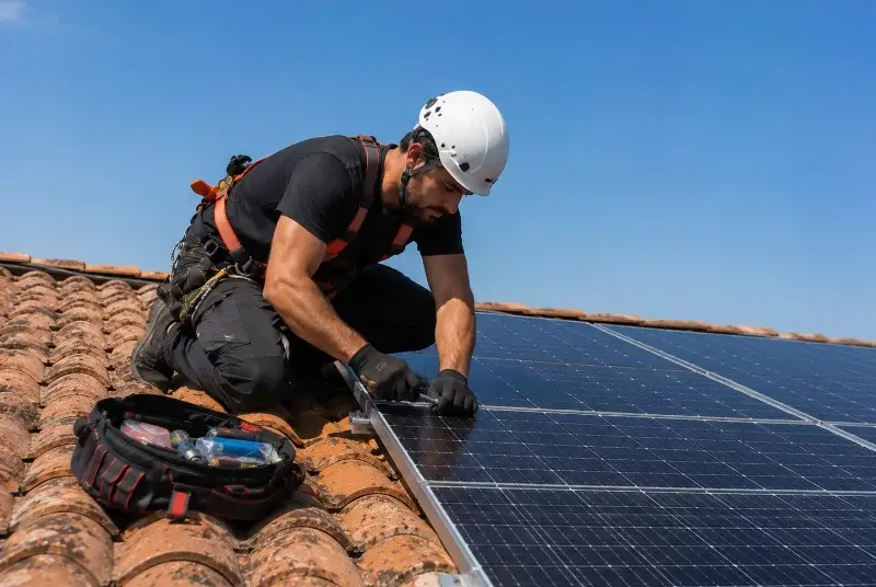 Maintenance et monitoring de panneaux solaires à Miremont