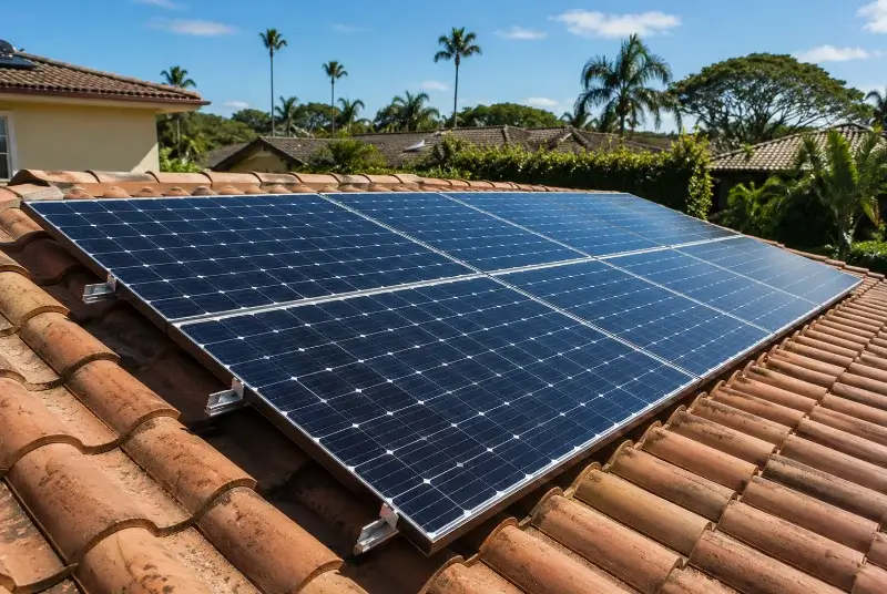Installation de panneaux solaires à Miremont